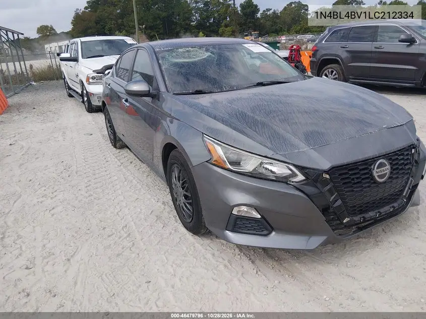 NISSAN ALTIMA 2020, VIN 1N4BL4BV1LC212334