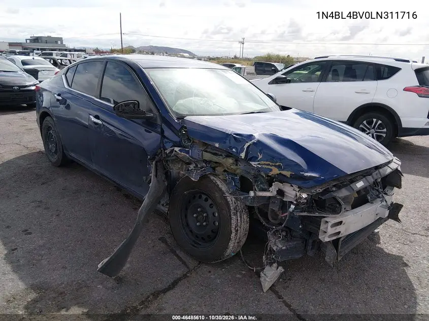 NISSAN ALTIMA 2020, VIN 1N4BL4BV0LN311716