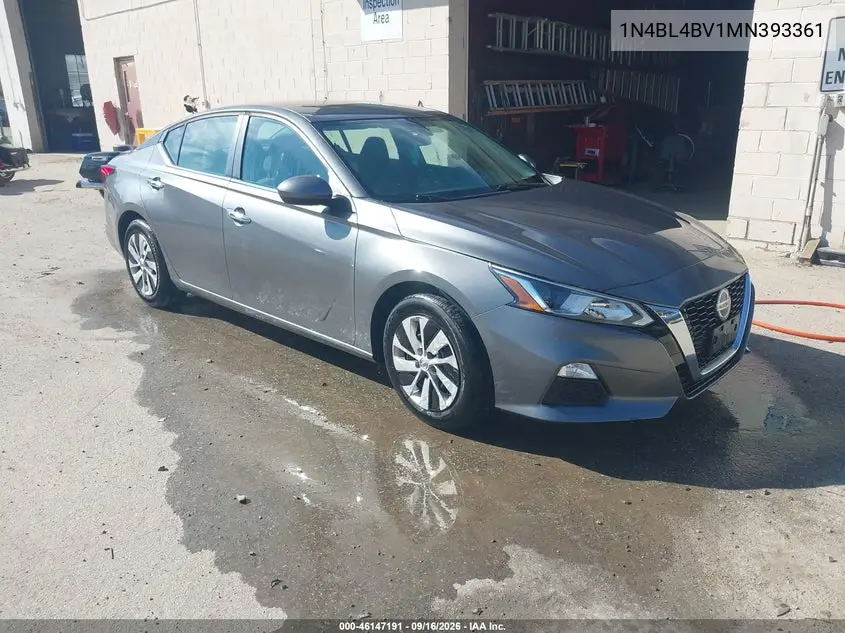 NISSAN ALTIMA 2021, VIN 1N4BL4BV1MN393361