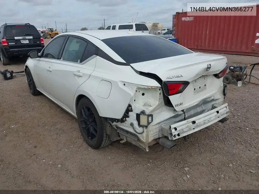 2021 NISSAN ALTIMA VIN 1N4BL4CV0MN366277 — фото 3