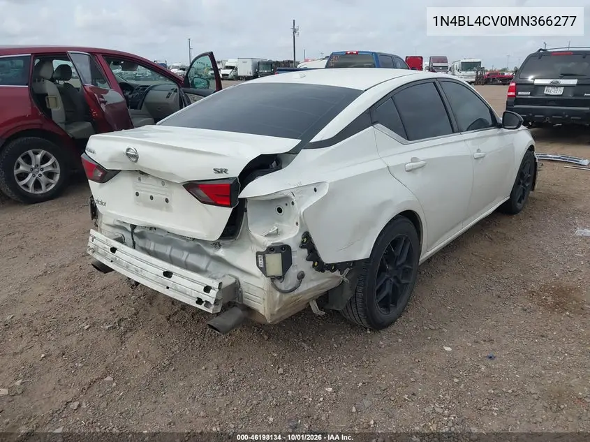 2021 NISSAN ALTIMA VIN 1N4BL4CV0MN366277 — фото 4
