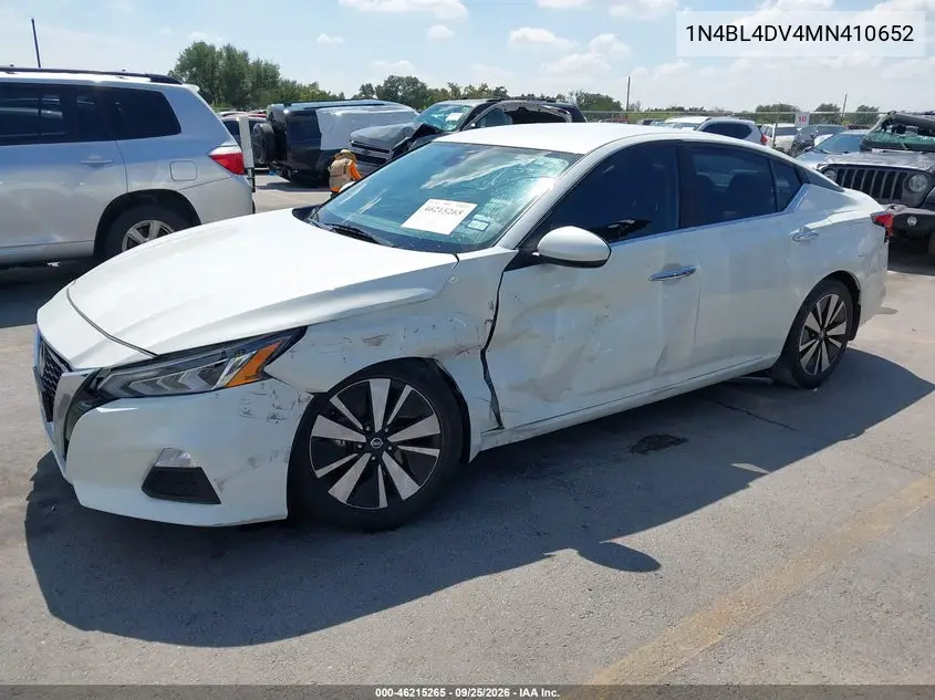 2021 NISSAN ALTIMA VIN 1N4BL4DV4MN410652 — фото 2