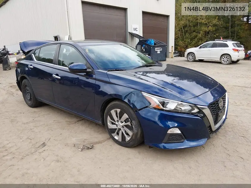 NISSAN ALTIMA 2021, VIN 1N4BL4BV3MN326132