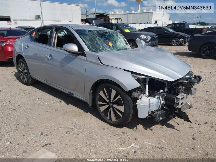 NISSAN ALTIMA 2021, VIN 1N4BL4DV5MN343639