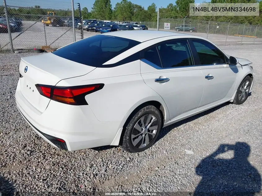 2021 NISSAN ALTIMA VIN 1N4BL4BV5MN334698 — фото 4
