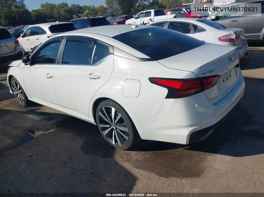 2021 NISSAN ALTIMA VIN 1N4BL4CV1MN370631 — фото 3