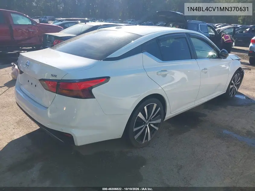 2021 NISSAN ALTIMA VIN 1N4BL4CV1MN370631 — фото 4