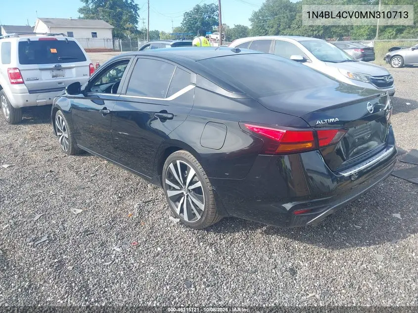 2021 NISSAN ALTIMA VIN 1N4BL4CV0MN310713 — фото 3
