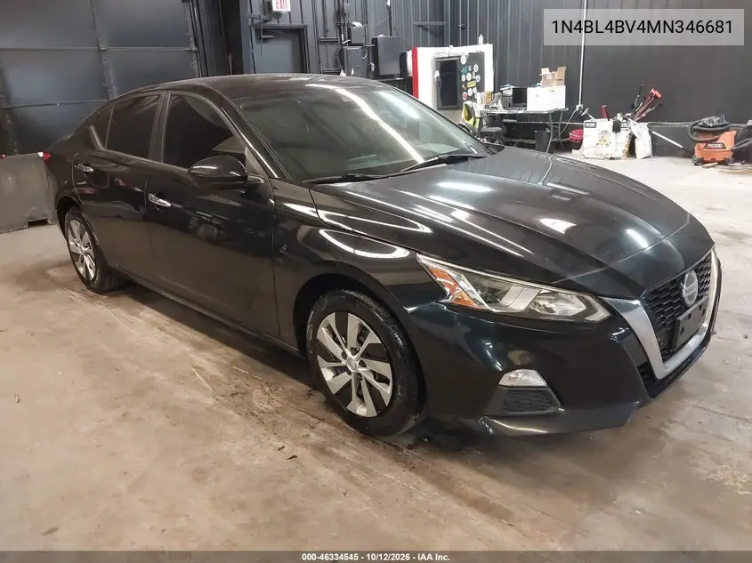 NISSAN ALTIMA 2021, VIN 1N4BL4BV4MN346681