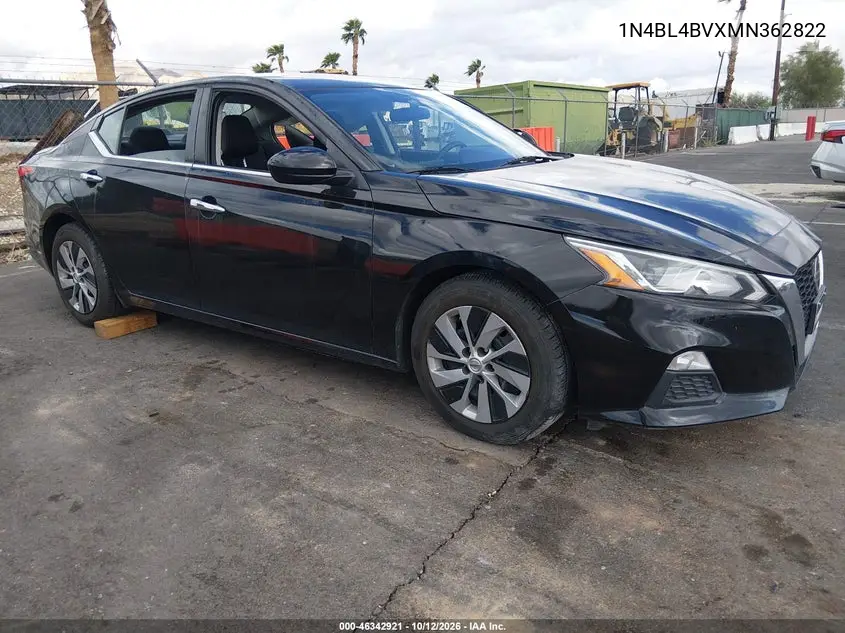 NISSAN ALTIMA 2021, VIN 1N4BL4BVXMN362822