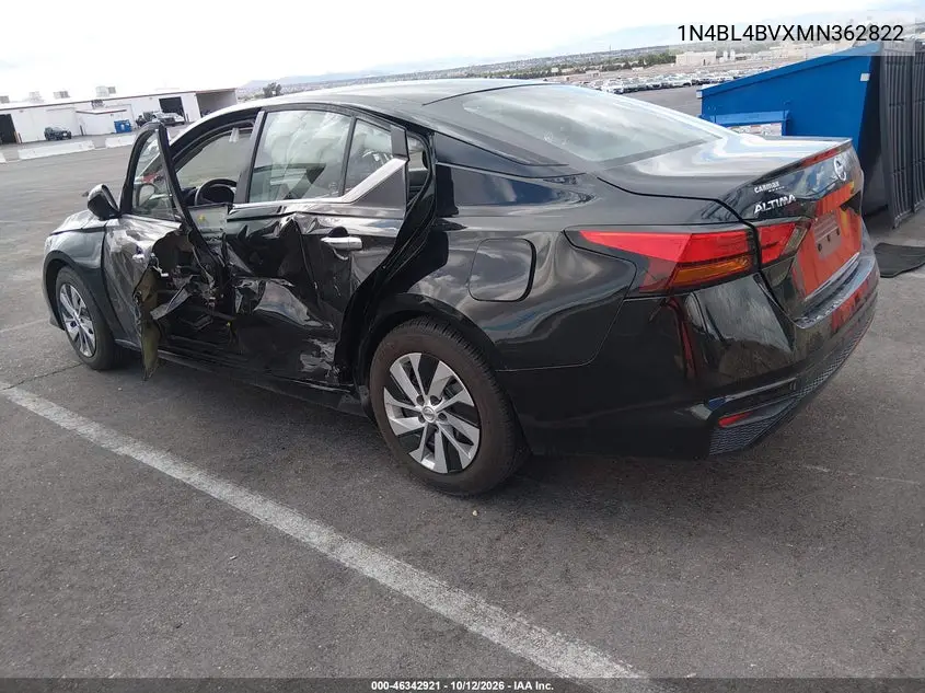 2021 NISSAN ALTIMA VIN 1N4BL4BVXMN362822 — фото 3