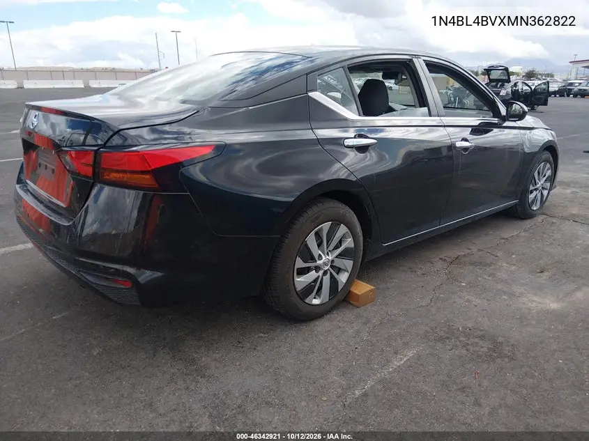 2021 NISSAN ALTIMA VIN 1N4BL4BVXMN362822 — фото 4