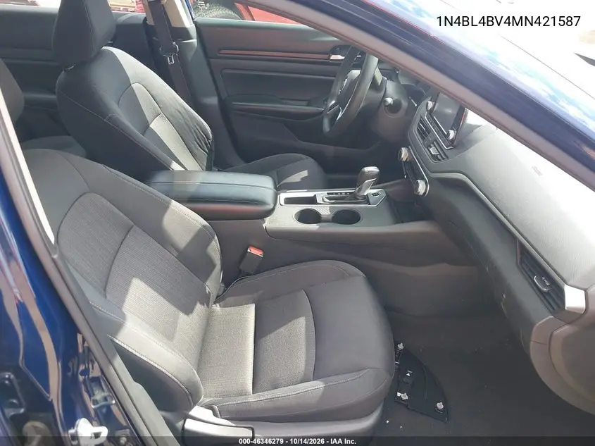 2021 NISSAN ALTIMA VIN 1N4BL4BV4MN421587 — фото 5