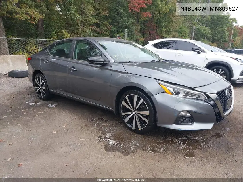 NISSAN ALTIMA 2021, VIN 1N4BL4CW1MN309627