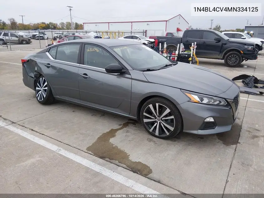 NISSAN ALTIMA 2021, VIN 1N4BL4CV4MN334125