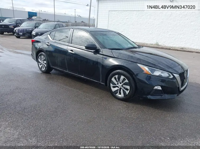 NISSAN ALTIMA 2021, VIN 1N4BL4BV9MN347020