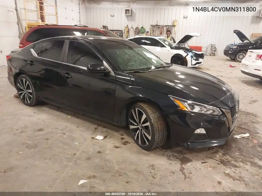 NISSAN ALTIMA 2021, VIN 1N4BL4CV0MN311800