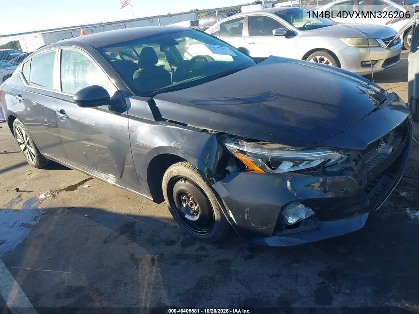 NISSAN ALTIMA 2021, VIN 1N4BL4DVXMN326206