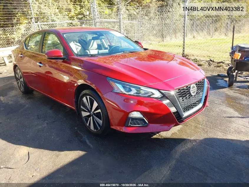 NISSAN ALTIMA 2021, VIN 1N4BL4DVXMN403382
