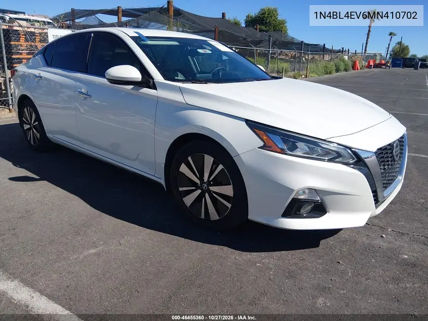 NISSAN ALTIMA 2021, VIN 1N4BL4EV6MN410702