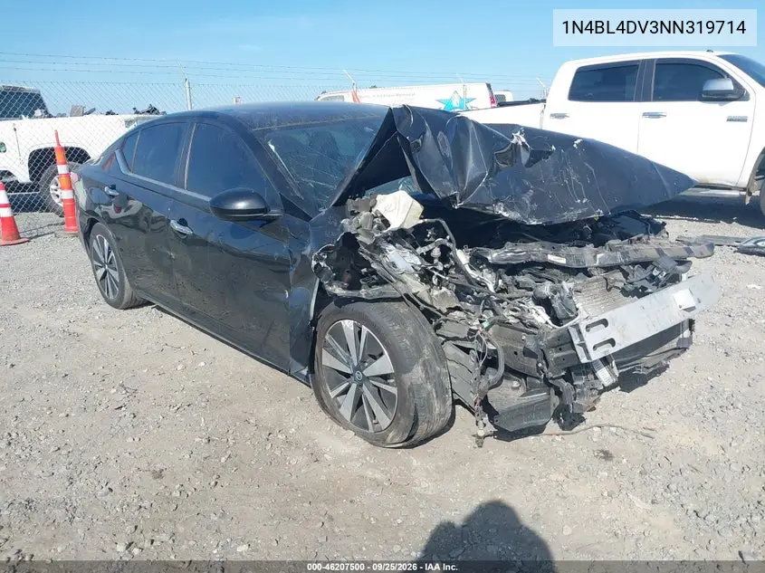NISSAN ALTIMA 2022, VIN 1N4BL4DV3NN319714