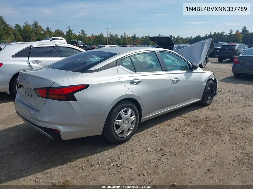 2022 NISSAN ALTIMA VIN 1N4BL4BVXNN337789 — фото 4