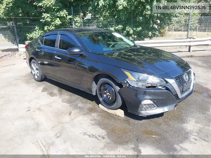 NISSAN ALTIMA 2022, VIN 1N4BL4BV3NN392536