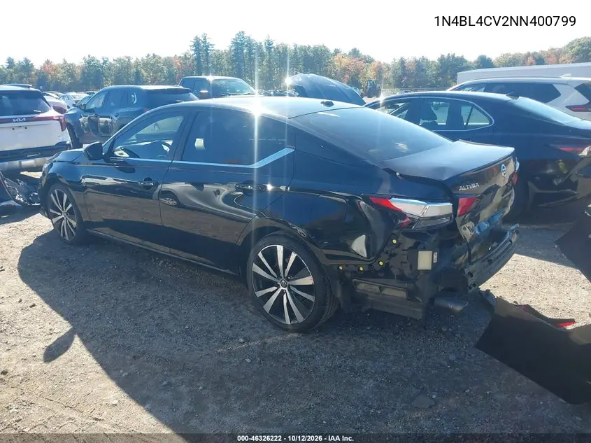 2022 NISSAN ALTIMA VIN 1N4BL4CV2NN400799 — фото 3