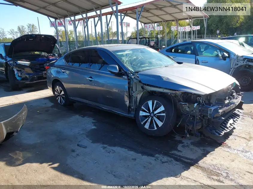 NISSAN ALTIMA 2022, VIN 1N4BL4EW3NN418041
