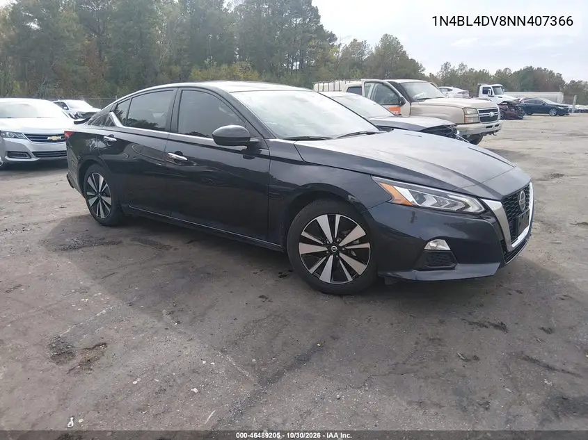 NISSAN ALTIMA 2022, VIN 1N4BL4DV8NN407366