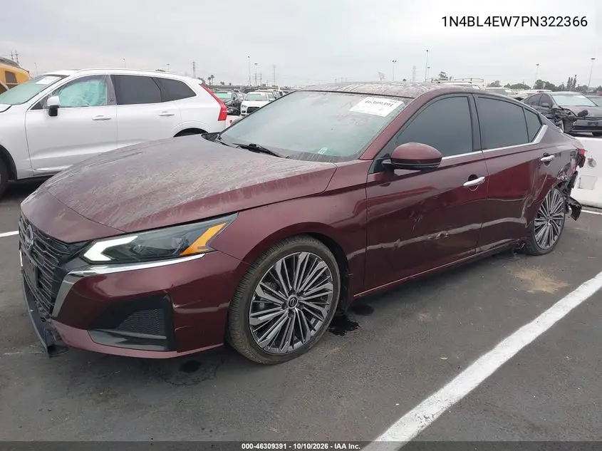 2023 NISSAN ALTIMA VIN 1N4BL4EW7PN322366 — фото 2
