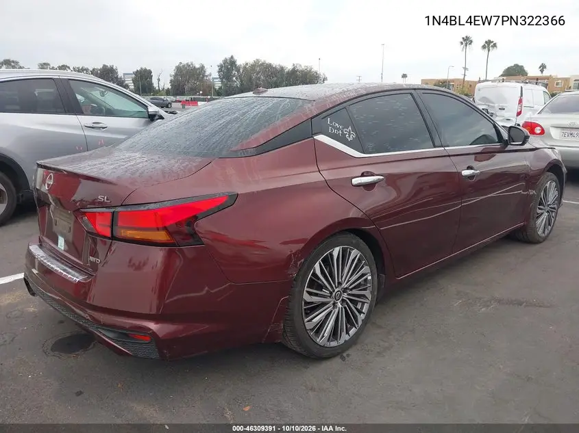 2023 NISSAN ALTIMA VIN 1N4BL4EW7PN322366 — фото 4
