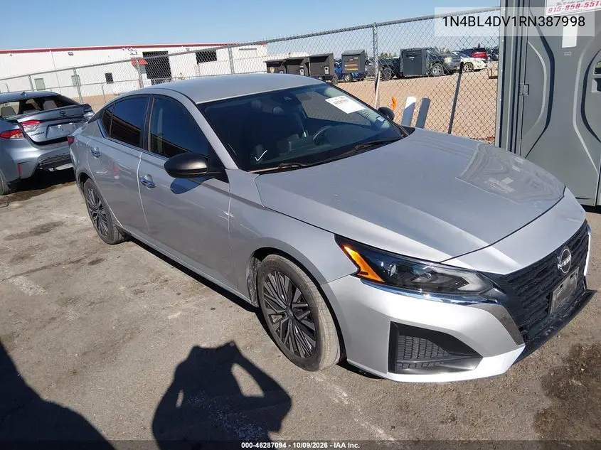 NISSAN ALTIMA 2024, VIN 1N4BL4DV1RN387998