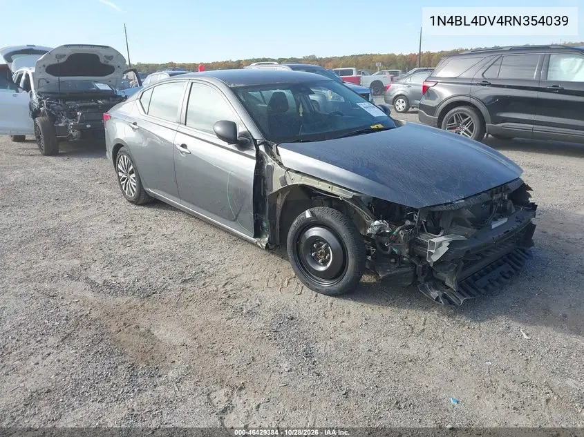 NISSAN ALTIMA 2024, VIN 1N4BL4DV4RN354039