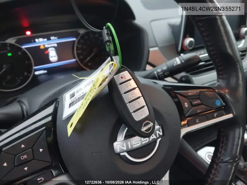 2025 NISSAN ALTIMA VIN 1N4BL4CW2SN355271 — фото 10