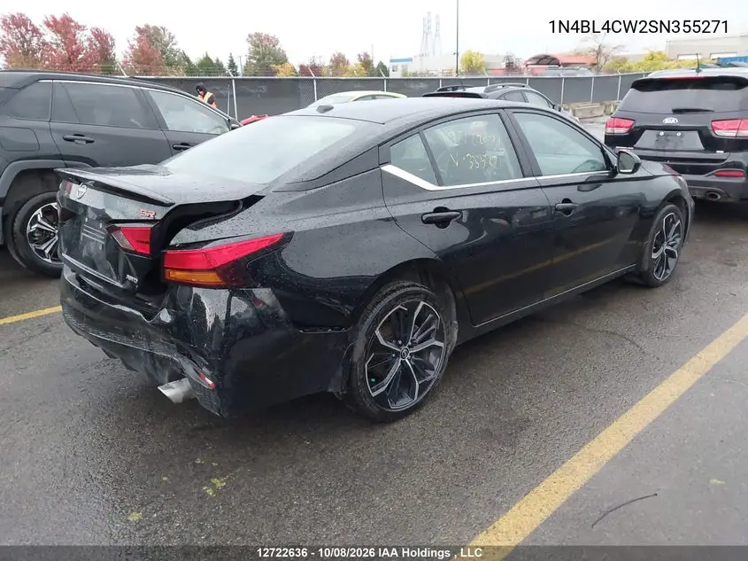2025 NISSAN ALTIMA VIN 1N4BL4CW2SN355271 — фото 4