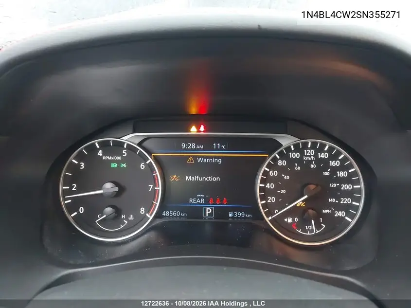 2025 NISSAN ALTIMA VIN 1N4BL4CW2SN355271 — фото 7