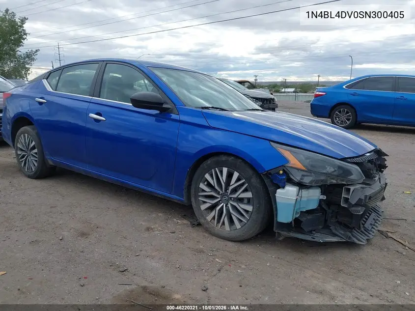 NISSAN ALTIMA 2025, VIN 1N4BL4DV0SN300405