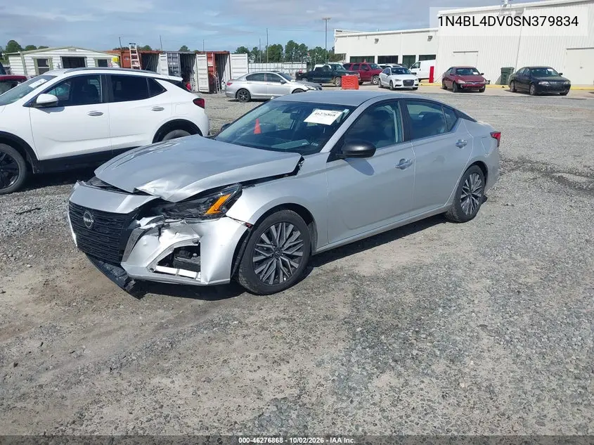 2025 NISSAN ALTIMA VIN 1N4BL4DV0SN379834 — фото 2