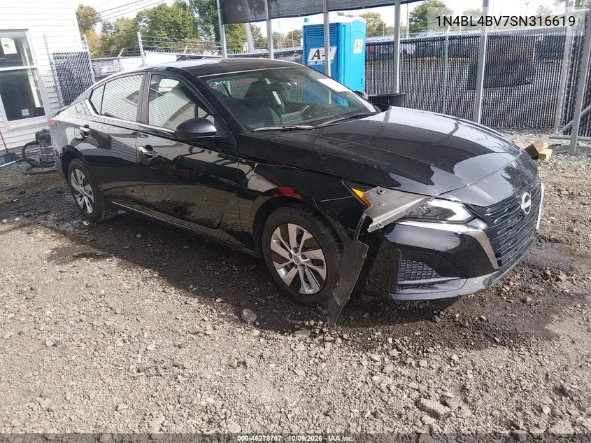 NISSAN ALTIMA 2025, VIN 1N4BL4BV7SN316619