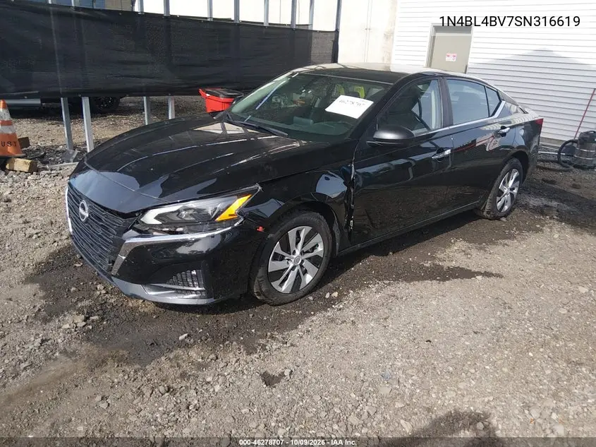 2025 NISSAN ALTIMA VIN 1N4BL4BV7SN316619 — фото 2