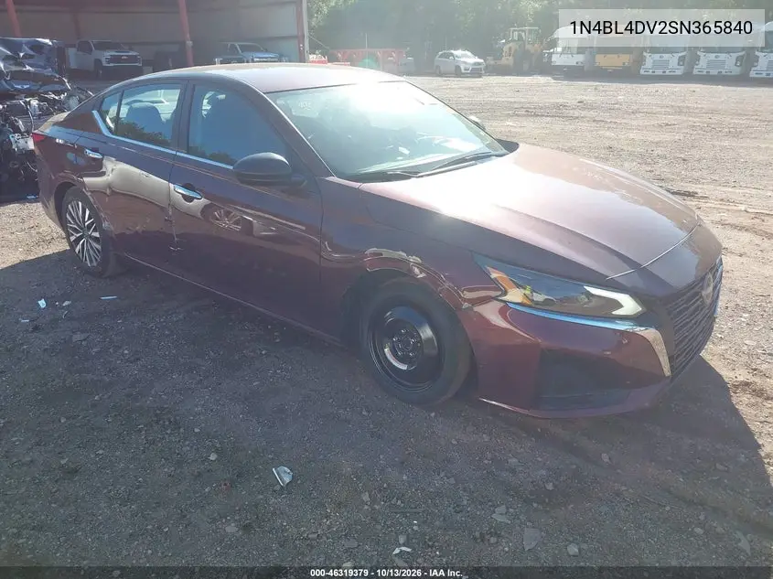 NISSAN ALTIMA 2025, VIN 1N4BL4DV2SN365840