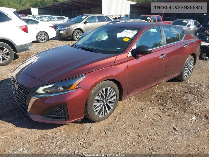 2025 NISSAN ALTIMA VIN 1N4BL4DV2SN365840 — фото 2
