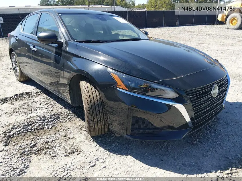 NISSAN ALTIMA 2025, VIN 1N4BL4DV0SN414789