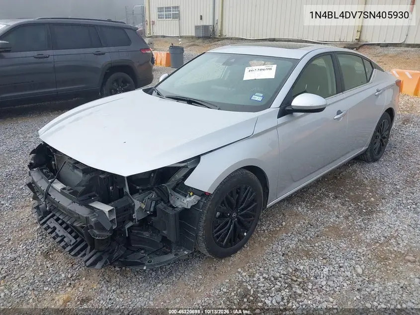 2025 NISSAN ALTIMA VIN 1N4BL4DV7SN405930 — фото 2