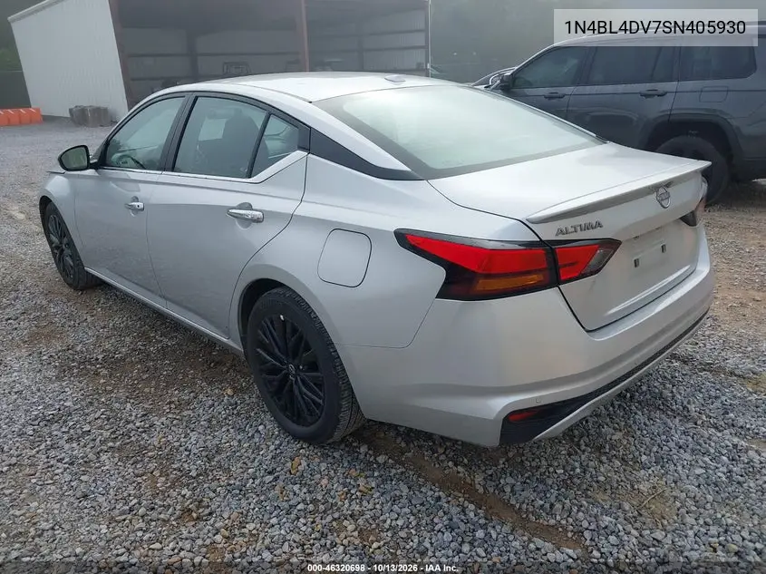 2025 NISSAN ALTIMA VIN 1N4BL4DV7SN405930 — фото 3