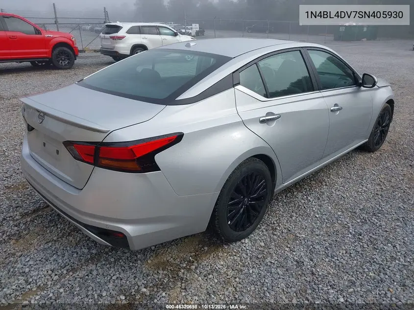2025 NISSAN ALTIMA VIN 1N4BL4DV7SN405930 — фото 4