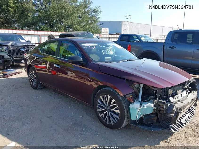NISSAN ALTIMA 2025, VIN 1N4BL4DV7SN364781