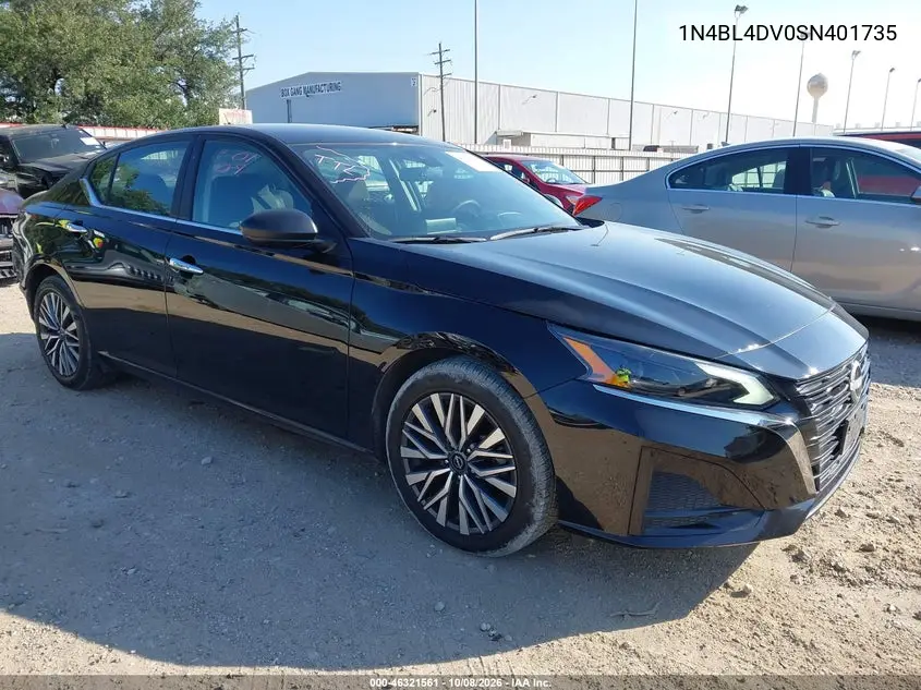 NISSAN ALTIMA 2025, VIN 1N4BL4DV0SN401735