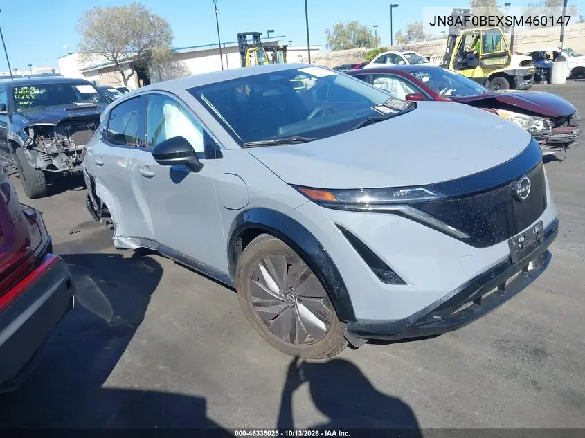 NISSAN ARIYA 2025, VIN JN8AF0BEXSM460147